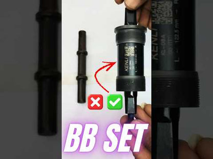 Kenli Sealed Cartridge BB set | 122.5 mm Bottom Bracket for Bicycle