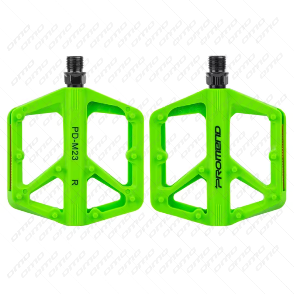 PROMEND PD-M23 Nylon Bike Pedals | Flat, Anti Slip, DU Bearing