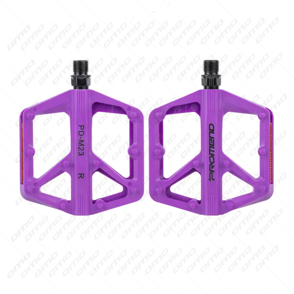 PROMEND PD-M23 Nylon Bike Pedals | Flat, Anti Slip, DU Bearing