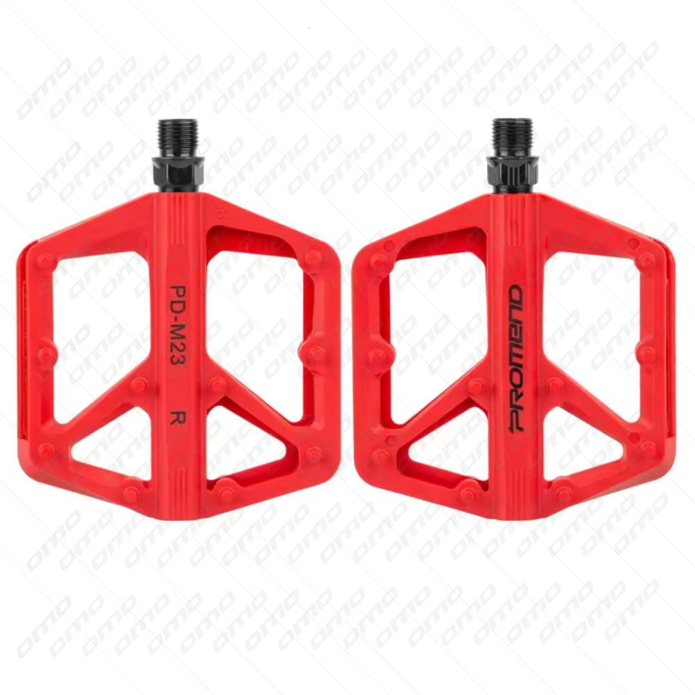 PROMEND PD-M23 Nylon Bike Pedals | Flat, Anti Slip, DU Bearing