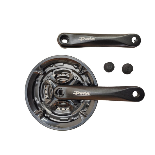 Bicycle crankset prowheel alloy geared  top view spare part by omobikes