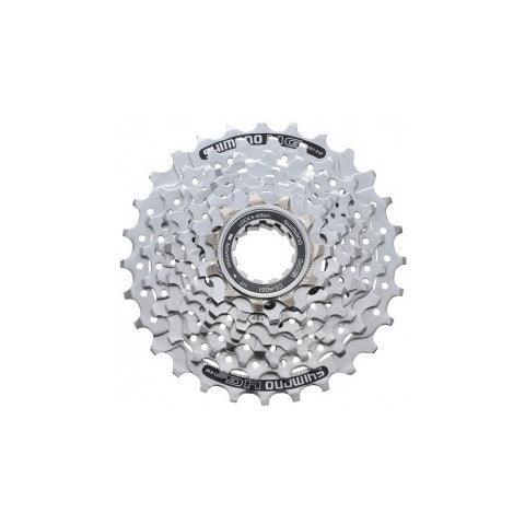 Shimano Alivio HG51 8 Speed bicycle Gear Cassette on white background