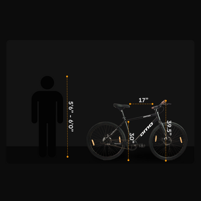 hampi lite size chart  by omobikes