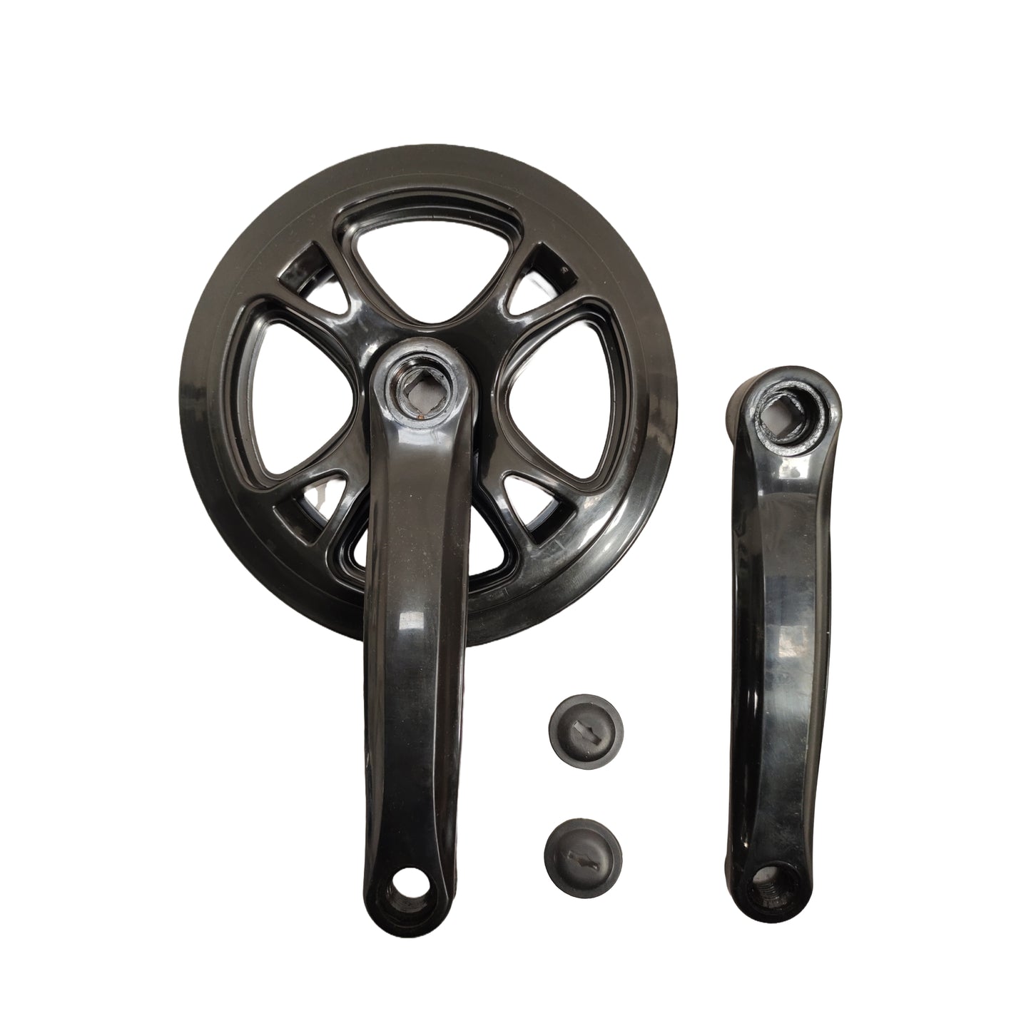 Bicycle crankset single speed full steel top view spare part by omobikes