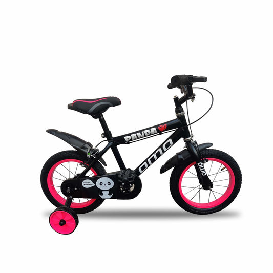omobikes panda 14T kids cycle 3 to 5 year pink color