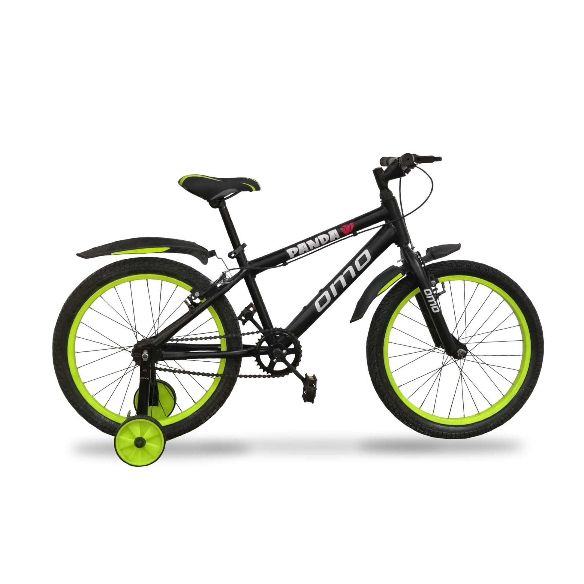 omobikes panda kids cycle 20 inch green color