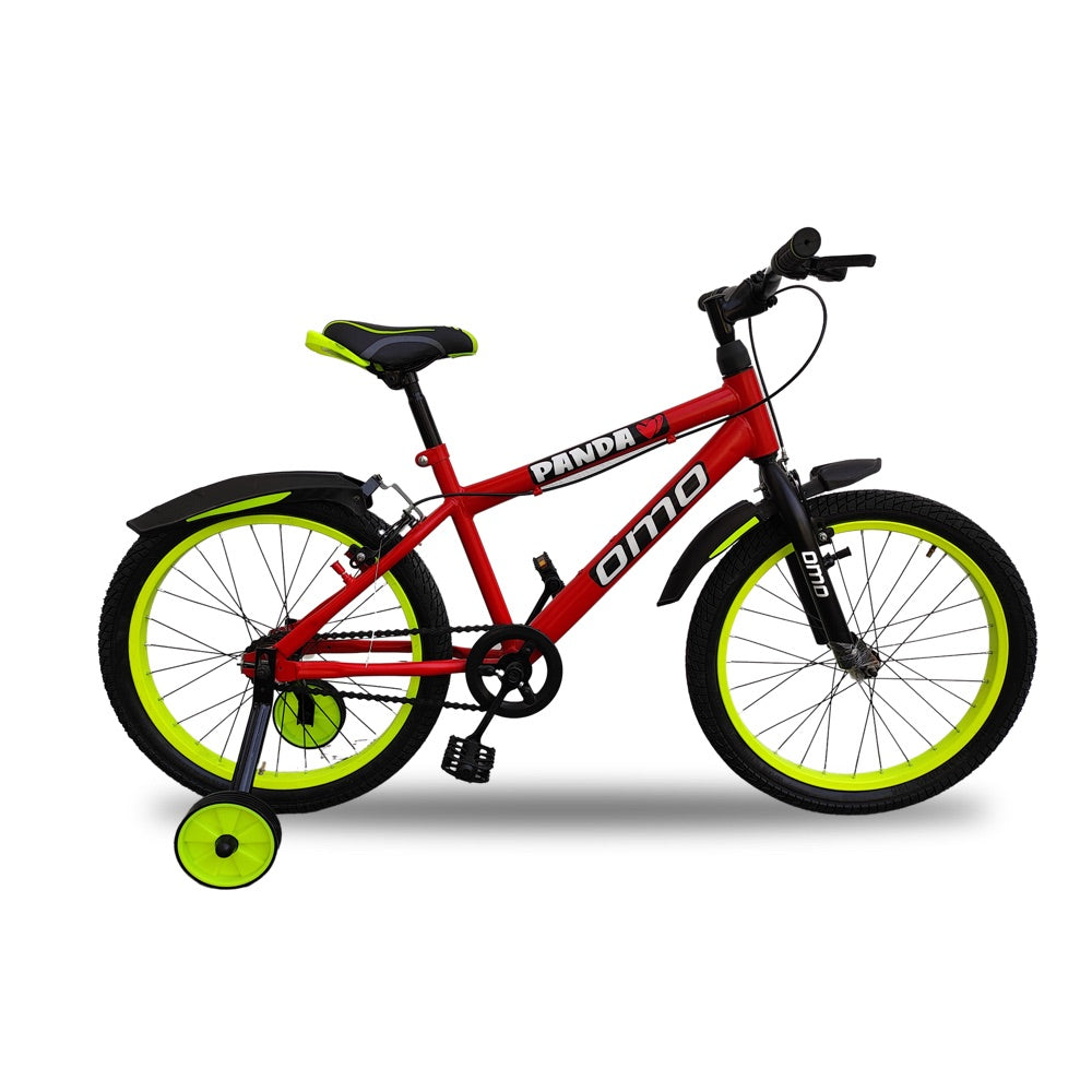 panda kids cycle 20 inch red color