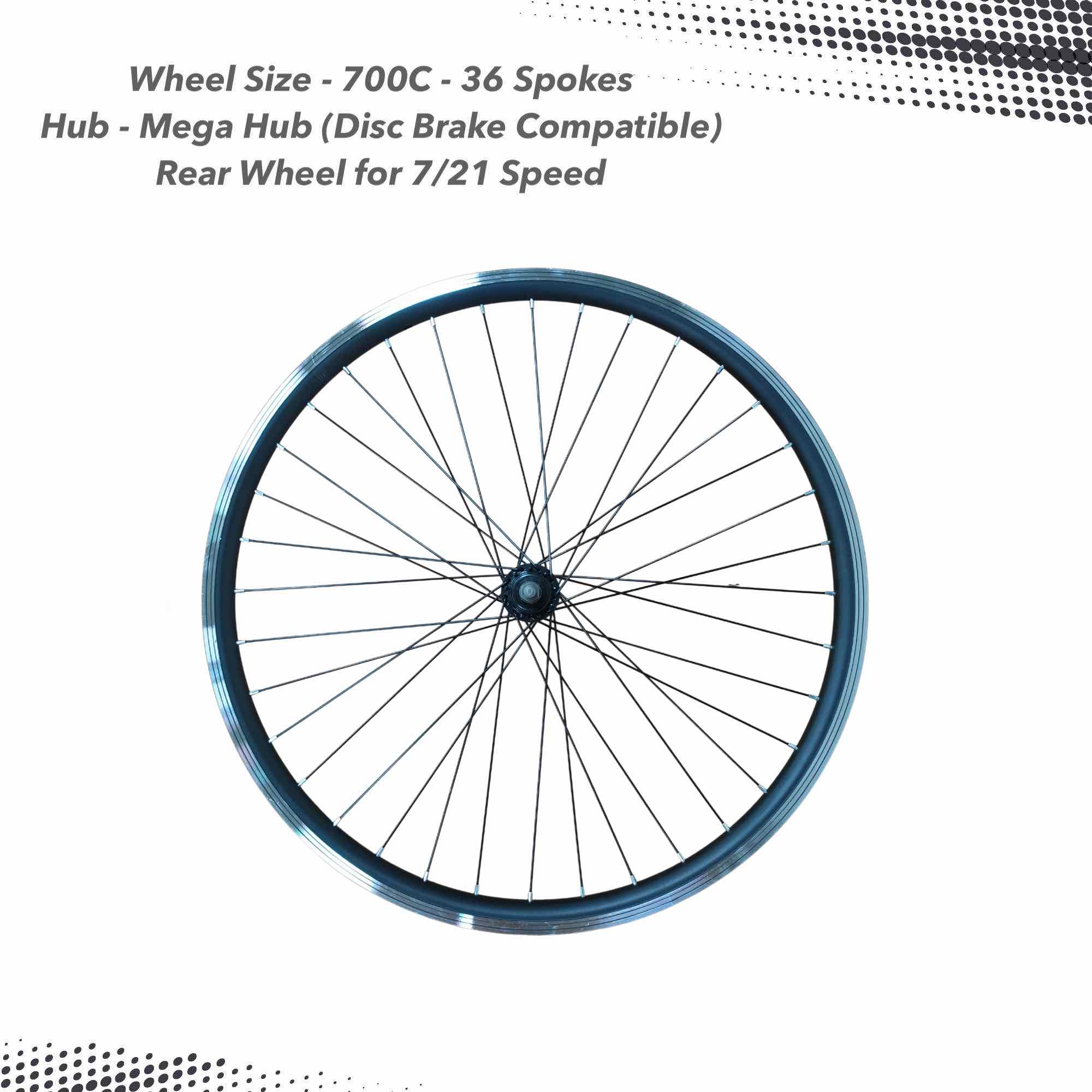 Electric bike clearance wheel 700c