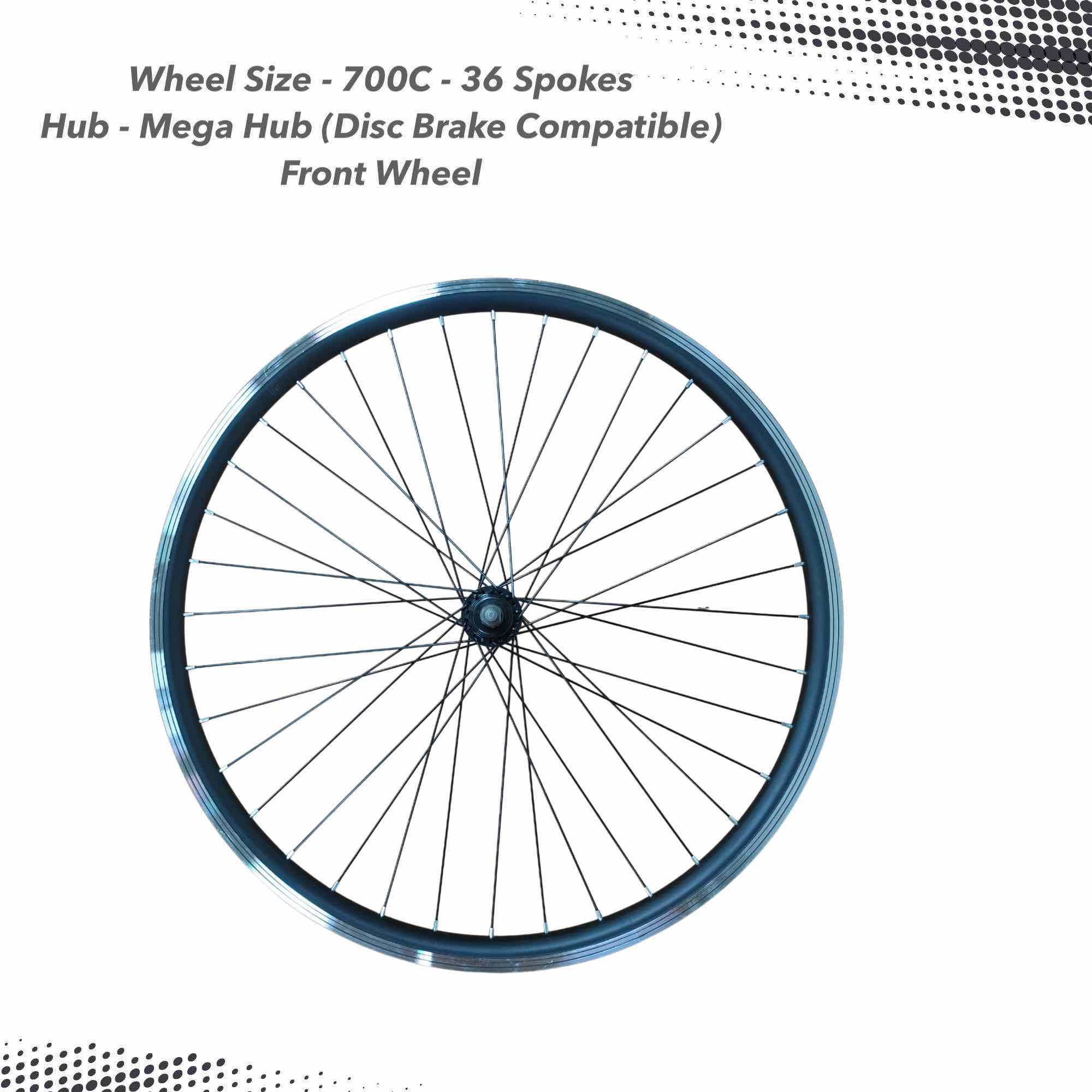 Front disc on sale wheel 700c