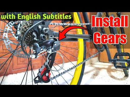 7 gear Shimano Gearset - Non Gear Bicycle to 7 Gears conversion